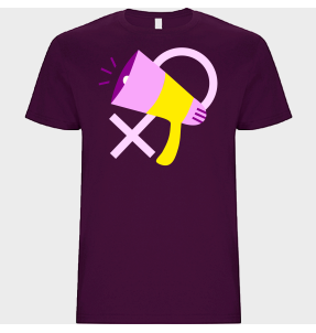 Camiseta unisex para el día de la mujer diseño Megáfono
