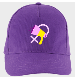 Gorra para el día de la mujer diseño Megáfono