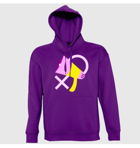 Sudadera con capucha para el día de la mujer diseño Megáfono