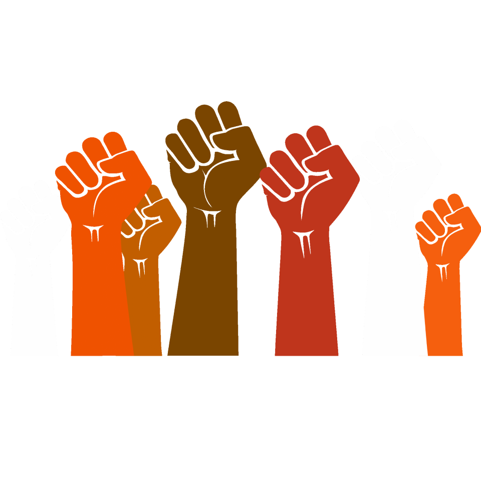 Camiseta oversize mujer para el día de la mujer diseño Puños