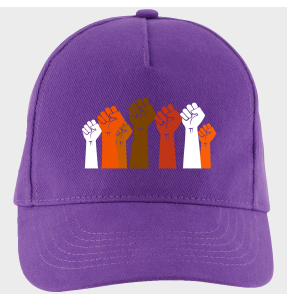Gorra para el día de la mujer diseño Puños