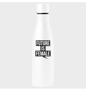 Bidón termo para el día de la mujer diseño Future Is Female