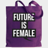 Tote bag para el día de la mujer diseño Future Is Female