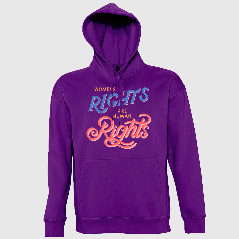 Sudadera con capucha para el día de la mujer diseño Womens Rights