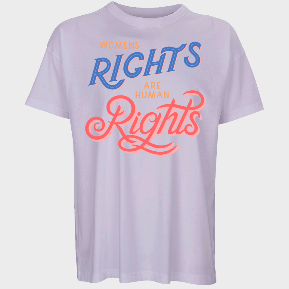 Camiseta oversize hombre para el día de la mujer diseño Womens Rights