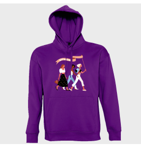 Sudadera con capucha para el día de la mujer diseño Grupo De Chicas