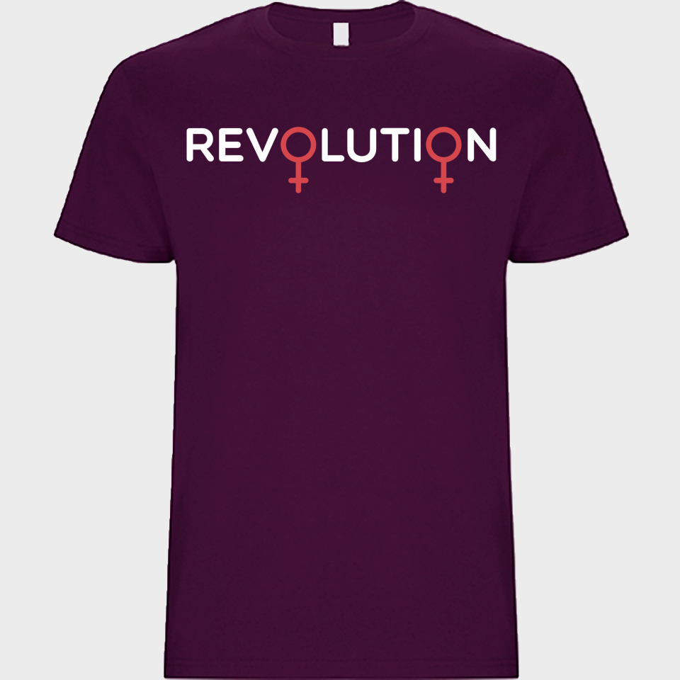 Camiseta unisex para el día de la mujer diseño Revolution