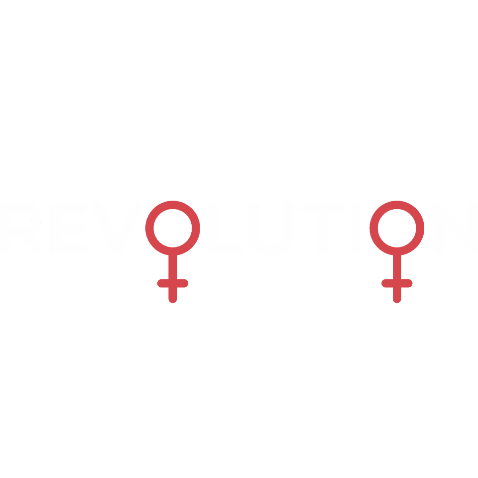 Parche redondo para el día de la mujer diseño Revolution