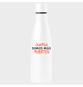 Bidón termo para el día de la mujer diseño Juntas Somos Más Fuertes