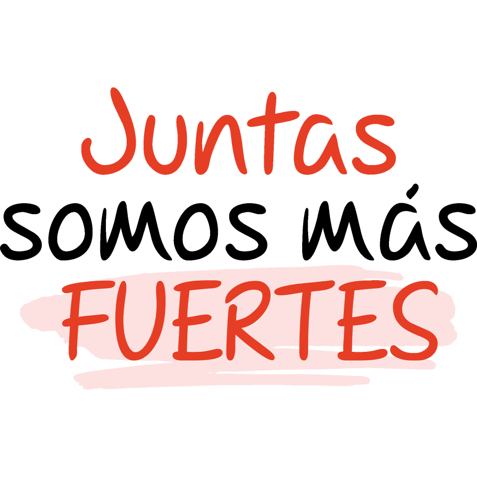 Camiseta oversize mujer para el día de la mujer diseño Juntas Somos Más Fuertes