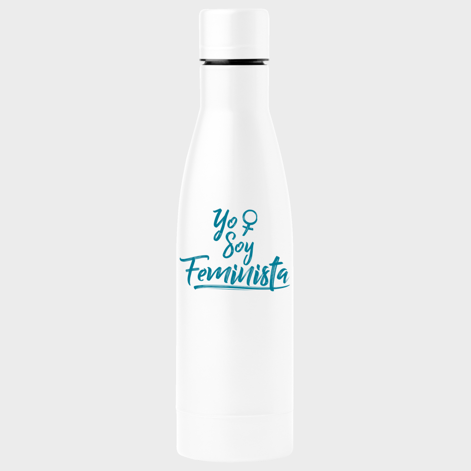 Bidón termo para el día de la mujer diseño Yo Soy Feminista