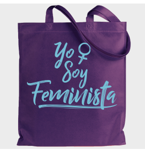 Tote bag para el día de la mujer diseño Yo Soy Feminista