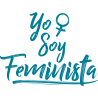 Parche redondo para el día de la mujer diseño Yo Soy Feminista