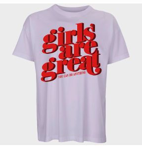 Camiseta oversize hombre para el día de la mujer diseño You Can Do Anything