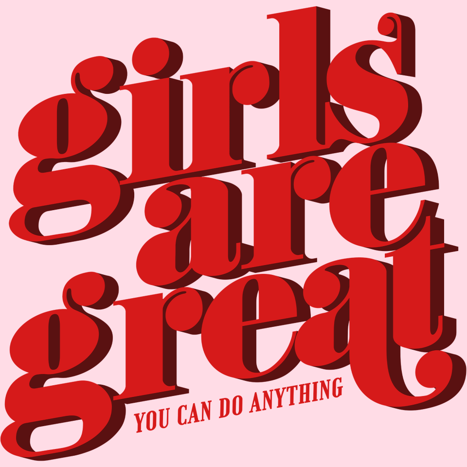 Parche redondo para el día de la mujer diseño You Can Do Anything