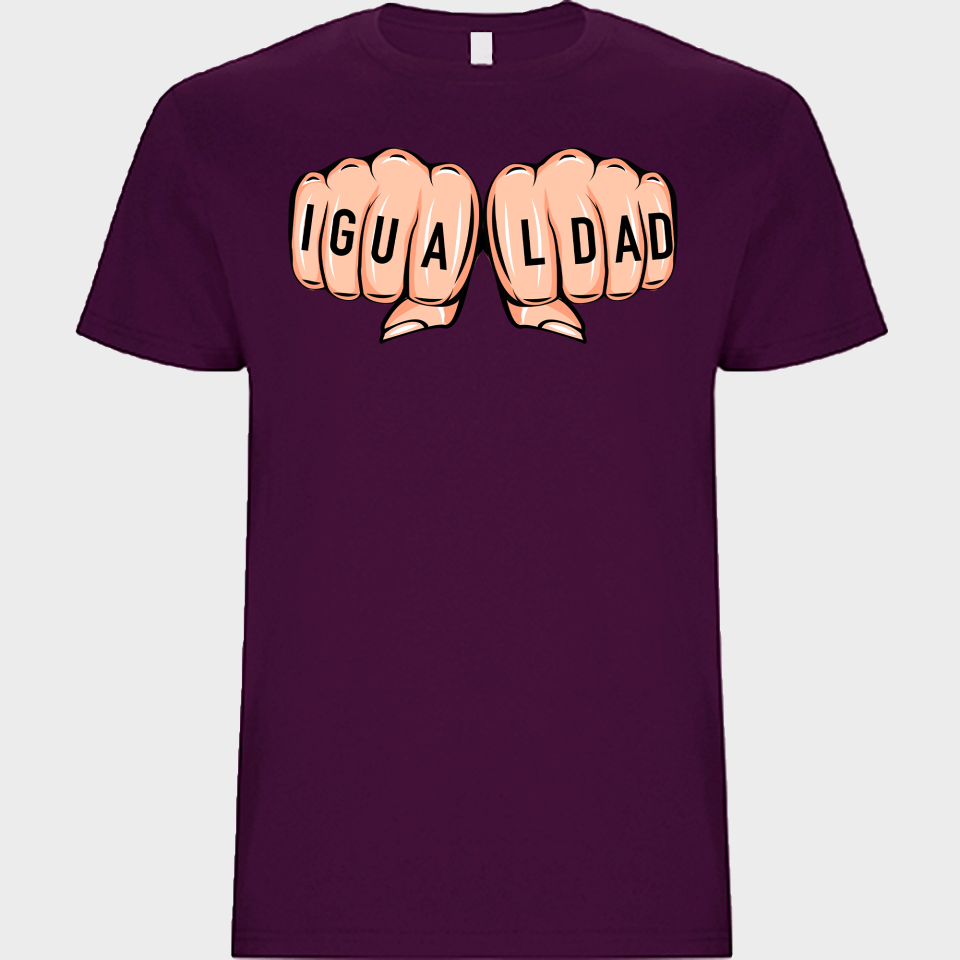 Camiseta unisex para el día de la mujer diseño Igualdad
