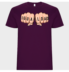 Camiseta unisex para el día de la mujer diseño Igualdad