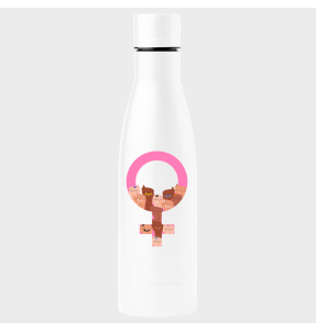Bidón termo para el día de la mujer diseño Símbolo