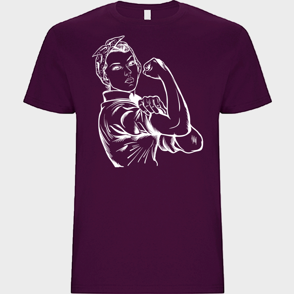 Camiseta unisex para el día de la mujer diseño We Can Do It