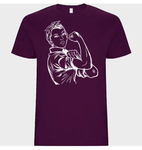 Camiseta unisex para el día de la mujer diseño We Can Do It