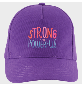 Gorra para el día de la mujer diseño Strong And Powerful