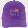 Gorra para el día de la mujer diseño Strong And Powerful