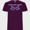Camiseta unisex para el día de la mujer diseño Gafas Moradas