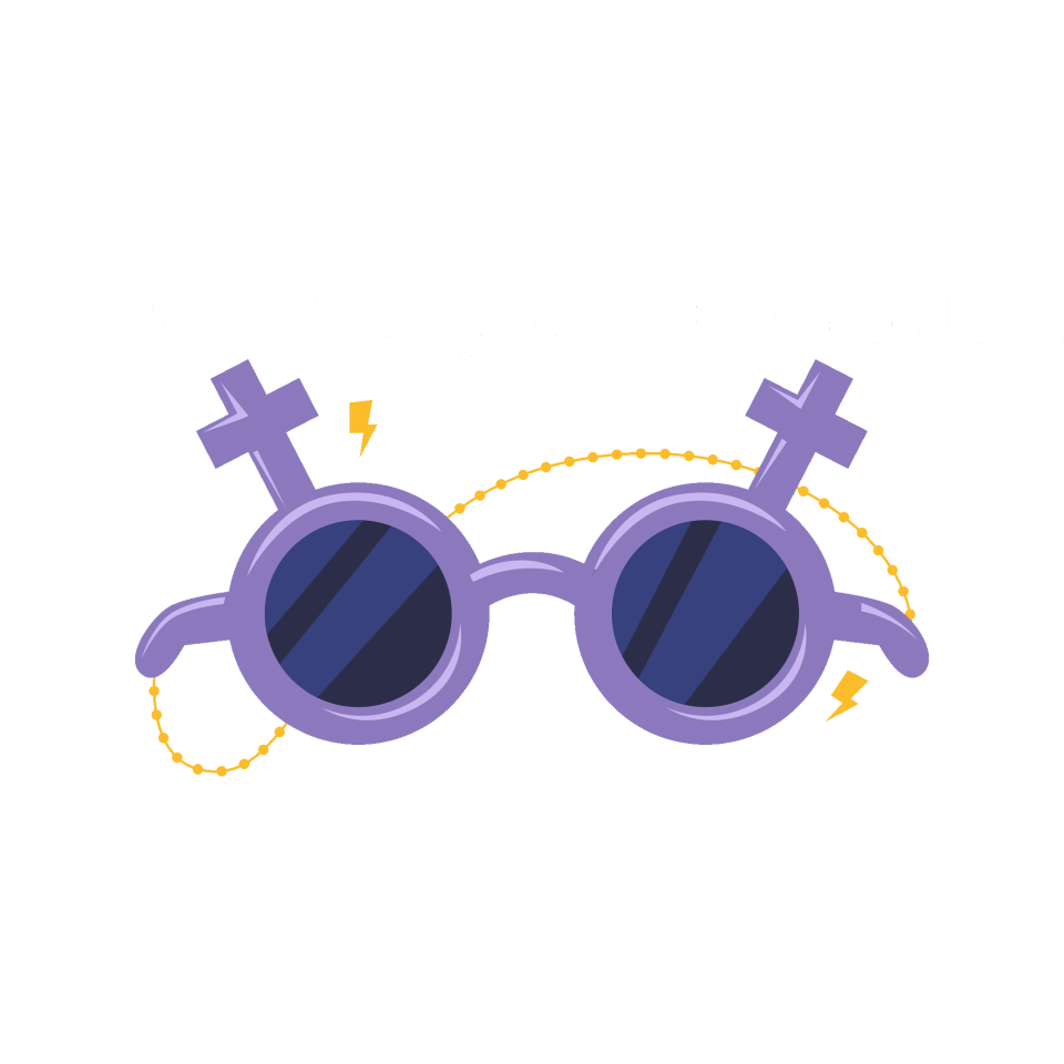 Camiseta unisex para el día de la mujer diseño Gafas Moradas