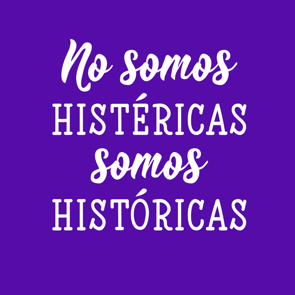 Parche redondo para el día de la mujer diseño Somos Históricas