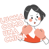 Camiseta unisex para el día de la mujer diseño Lucha Como Una Chica