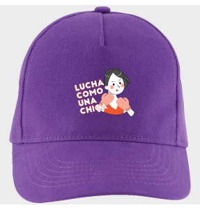 Gorra para el día de la mujer diseño Lucha Como Una Chica