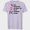 Camiseta oversize hombre para el día de la mujer diseño Superheroina