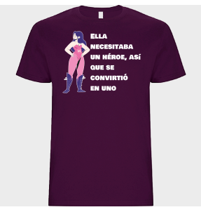 Camiseta unisex para el día de la mujer diseño Superheroina