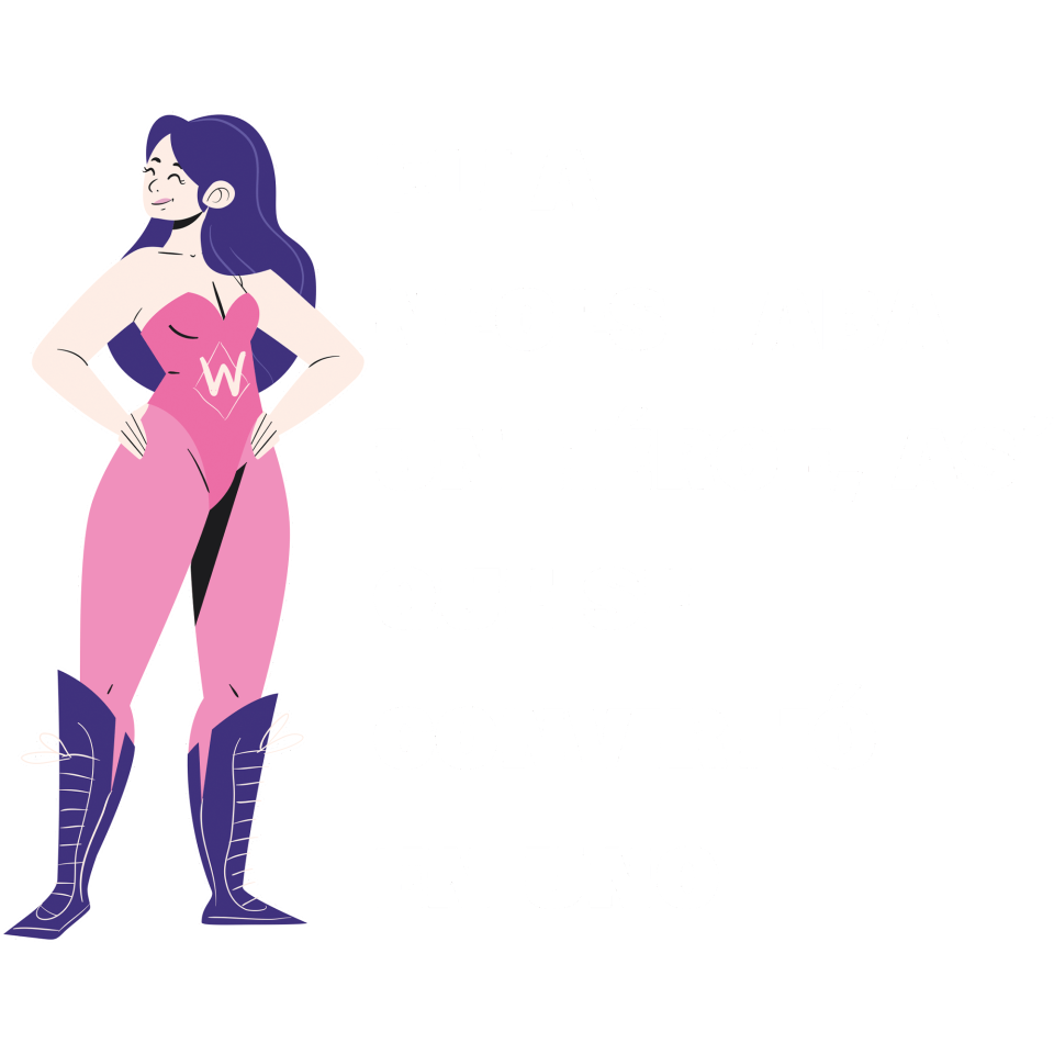 Gorra para el día de la mujer diseño Superheroina