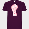 Camiseta unisex para el día de la mujer diseño Puño Con Símbolo