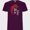Camiseta unisex para el día de la mujer diseño We Can Do It Silueta
