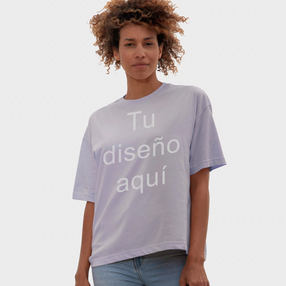 Camiseta oversize mujer personalizada, comprar online