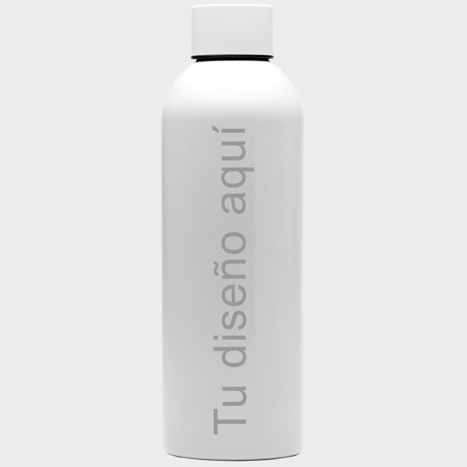 Botella blanca de acero inoxidable 800 ml personalizado