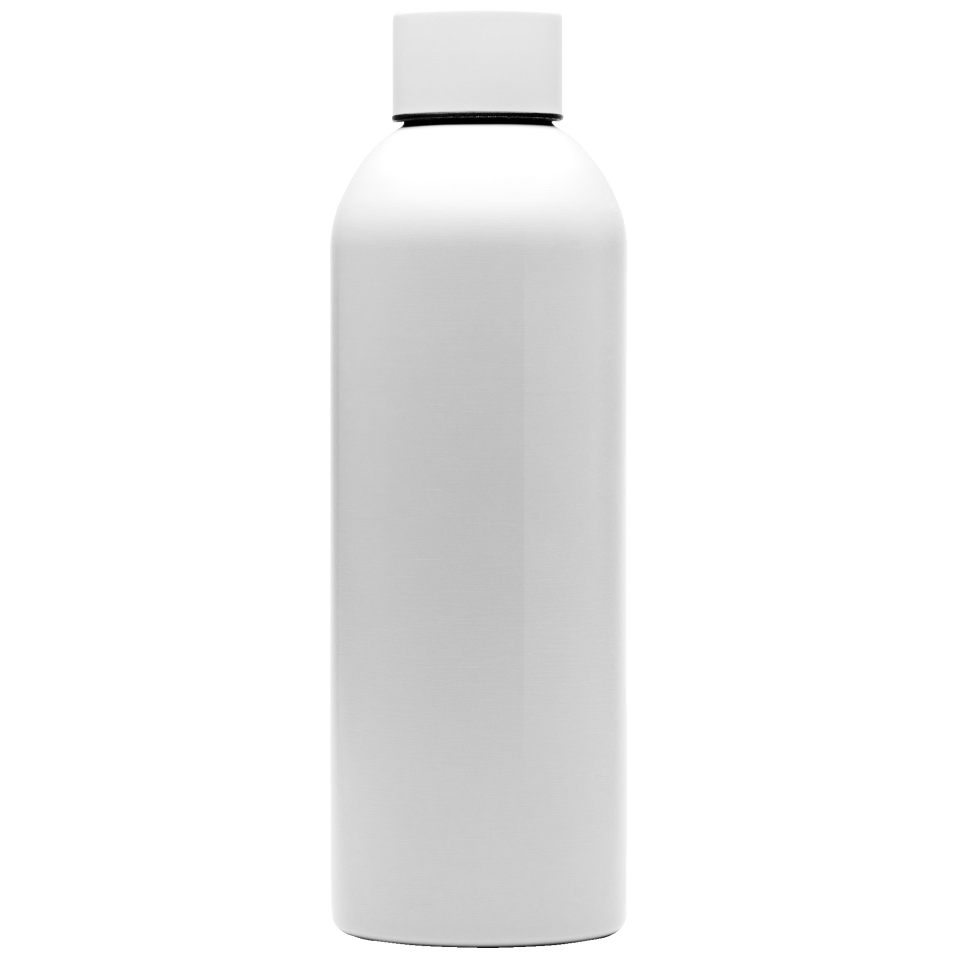 Botella blanca de acero inoxidable 800 ml personalizado