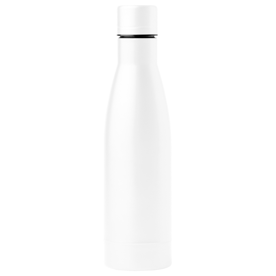 Botella blanca térmica de acero inoxidable 500 ml personalizada