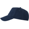 Gorra algodón 5 paneles con contraste en la visera