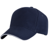 Gorra algodón 5 paneles con contraste en la visera
