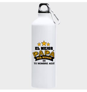Bidón de aluminio para el día del padre diseño Mejor Papá
