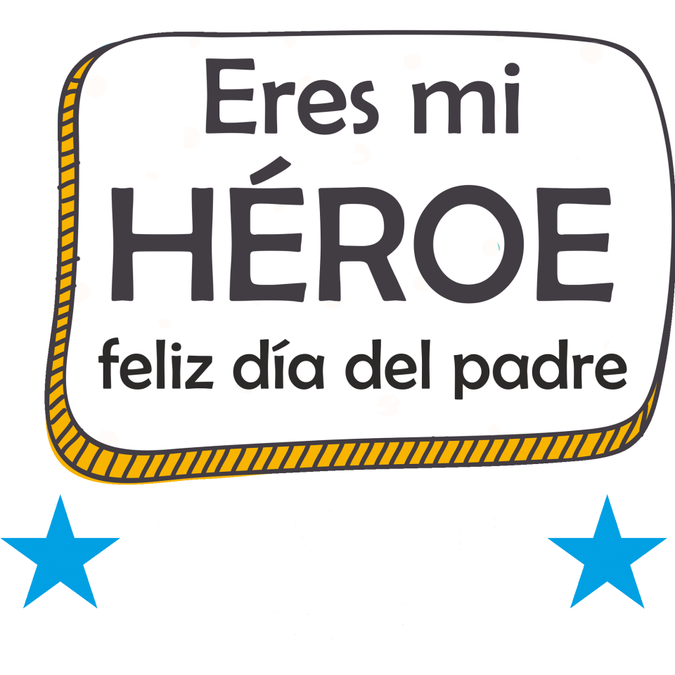 Taza negra para el día del padre diseño Héroe