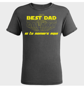 Camiseta efecto jeans para el día del padre diseño Best Dad