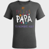 Camiseta efecto jeans para el día del padre diseño Feliz Día Papá