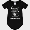 Body bebé para el día del padre diseño Gracias por tu amor