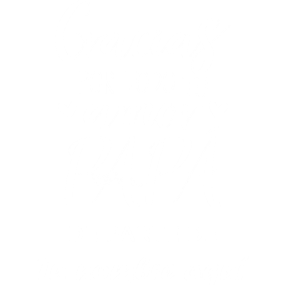 Bloc de notas A5 para el día del padre diseño Gracias Por Tu Amor