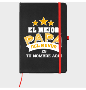 Bloc de notas A5 para el día del padre diseño Mejor Papá