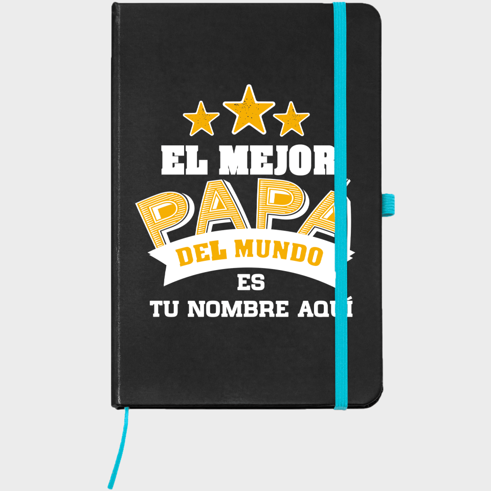 Bloc de notas A5 para el día del padre diseño Mejor Papá